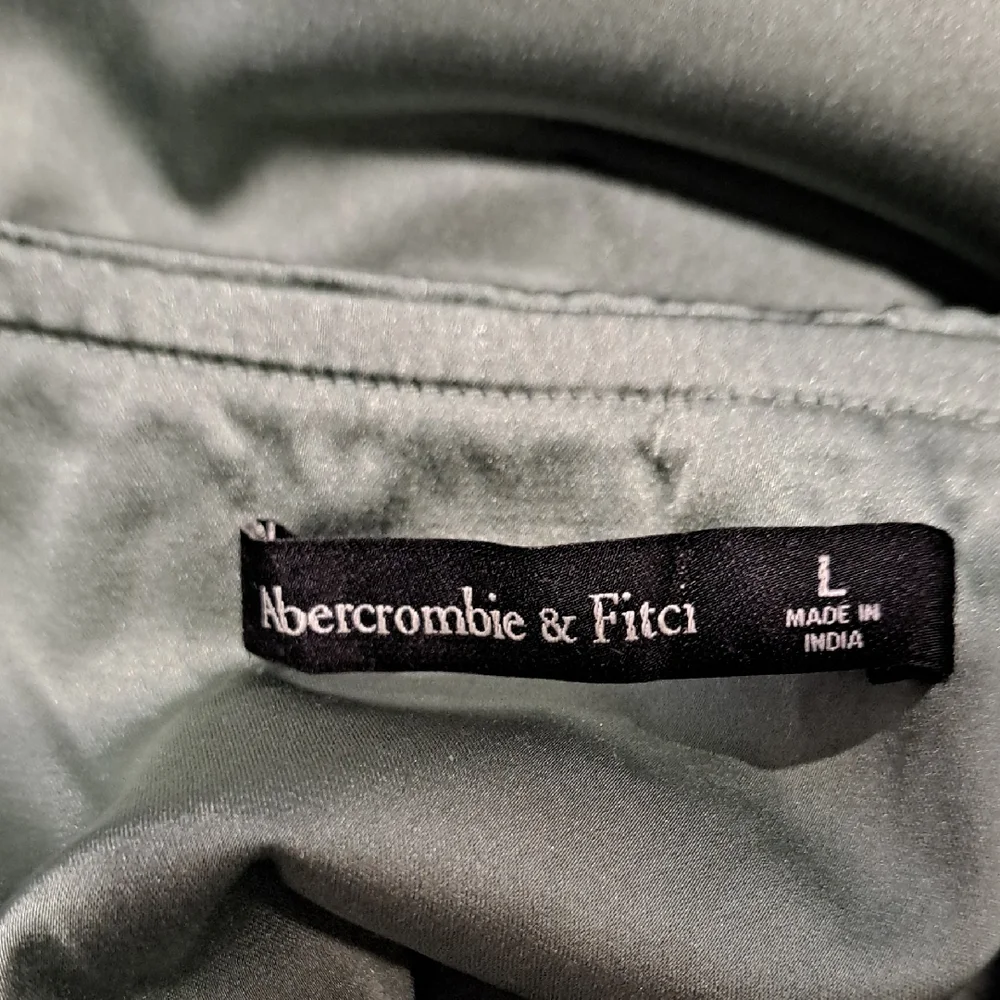 Abercrombie & Fitch Sage Green Maxi Dress Size L NWOT B113